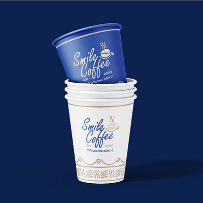 PROJECT :SMILE COFFEE DESIGN branding identity logo branding