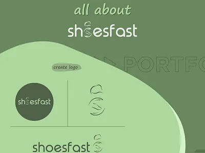 work project in shoesfast brand branding design graphic design illustration logo project vector work