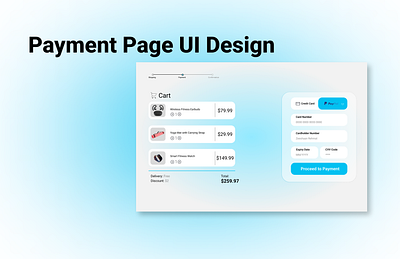 Payment Page UI/UX Design branding design ecom graphic design payment ui user interface ux web design website