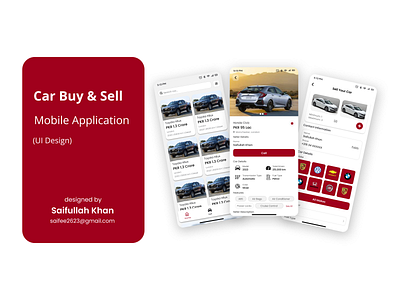 Car Buy & Sell Mobile App mobile app design prototyping ui ui ux user experience design user interface design wireframing