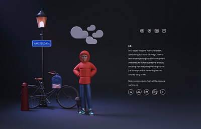Portfolio v2 3d character design portfolio ui ux