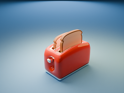 Toaster Model 3d 3d model blender design model modelling render