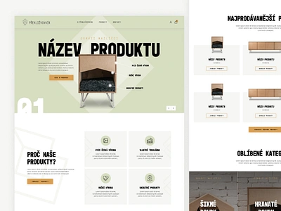 Překližkovník - e-commerce doghouse ecommerce graphic design green pets sheds ui ux wood wooden sheds woodwork