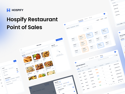 Hospify - Restaurant POS booking management dashboard ui dish management order managent pos pos design pos restaurant restaurant dashboard restaurant management