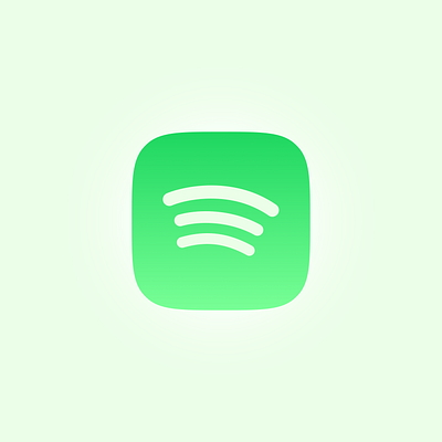 Spotify logo redesign app branding design logo logo design logo redesign redesign spotify ui ui design