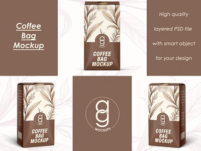 Coffee Bag Mockup 3d brand identity branding branding design coffee bag 3d coffee bag design coffee bag mockup free design free coffee bag mockup free mockup graphic design mockup mockup download mockup free mockupdesign pack package design visualization