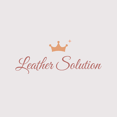 work project (1) - logo and sticker design for Leather Solution aesthetic brand branding design graphic design illustration logo