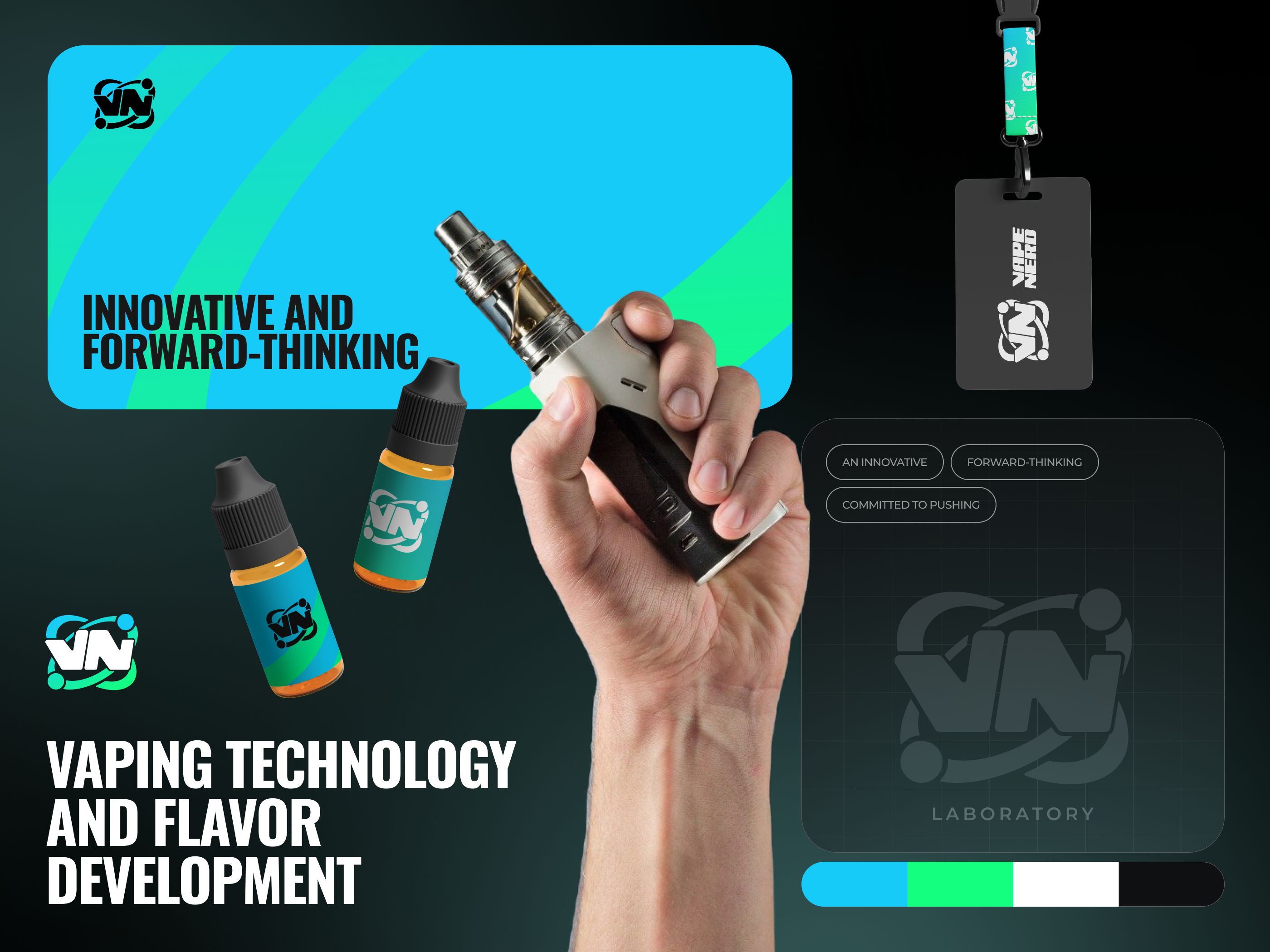 Example of Vape Company Branding & Logo Development