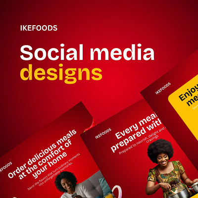 Social media design for IKEFOODS graphic design graphic designer social media designs