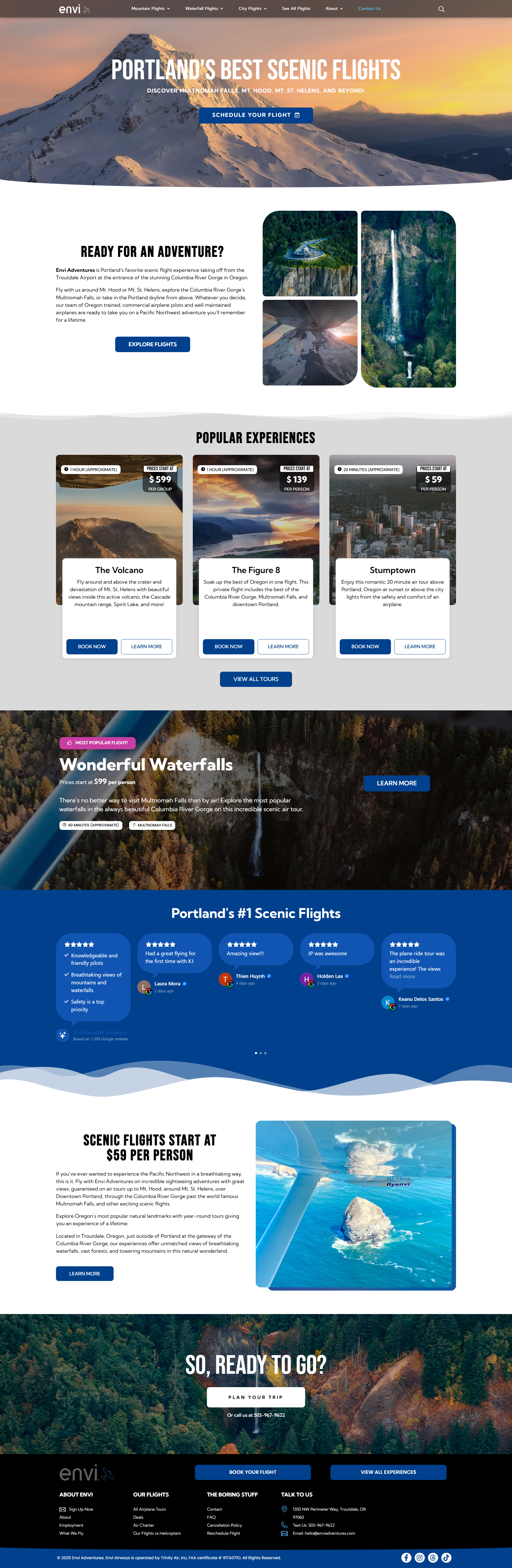 Envi Adventures design graphic design ui website