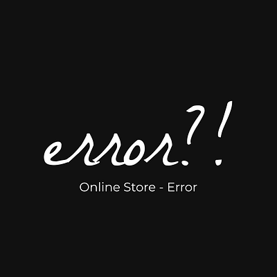 Error Page (404 Page) Online Store 404 page creative design design error page graphic design illustration online store ui web design