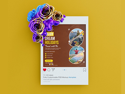 I will design a Social Media Travel Post for you banners bifold brochure billboard booklet branding brochure design catalog design event flyer flyer design graphic design illustration instagram post invoice pricelist leaflet logo postcard cover poster product design professional newsletter social media post