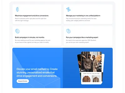 Quotient.ai - features section ai startup ai website clean design framer landing page minimal modern next.js ui web design webflow website website design