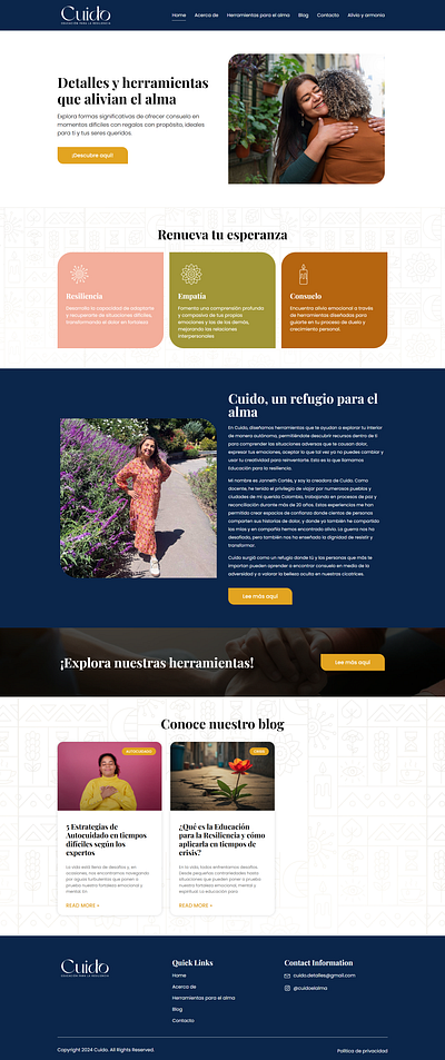 Cuido design ui website website design website development