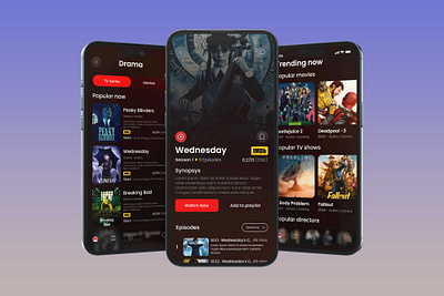 neoBOX - Your personal entertainment Hub app design figma landing page ui uiux user interface web design