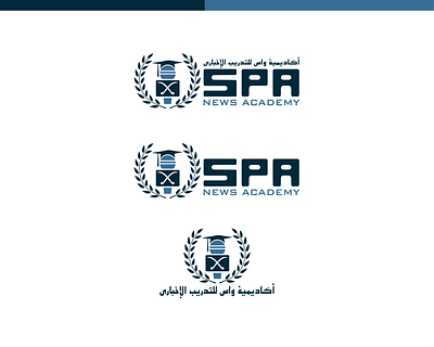 SPA News Academy Logo Design Project branding design graphic design illustration logo logo designer typography vector