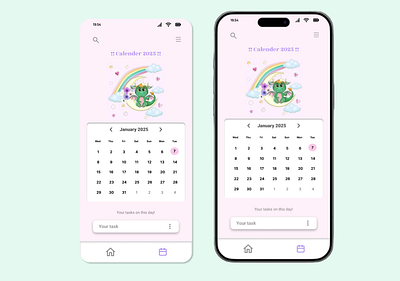 Daily UI Challenge Day 38 - Prompt: Calender ui