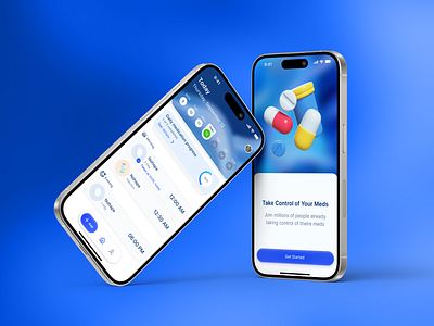 Medication Mobile IOS App hig ios medication mobile ios app mobile app mobile design pill reminder tracker ui ux