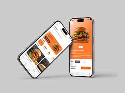 Food Mobile App (UI) appdesign appinterface foodapp foodordering mobiledesign uiuxdesign uxui