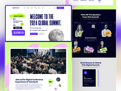 Zaivent - Conference and Event Website branding event website design eventwebsitetemplate figma design landingpage minimaldesign no code responsivedesign softwareagency template design ui ui design uiuxdesign webdesign webdevolopment webflow webflow agency webflowtemplate website website template
