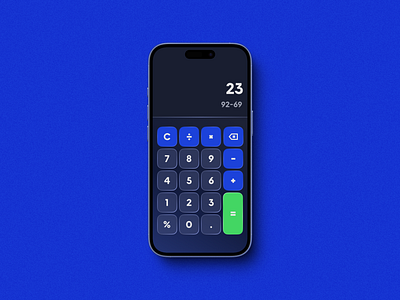 Calculator | Daily UI app application calculator dailyui design graphic design mobile ui ux