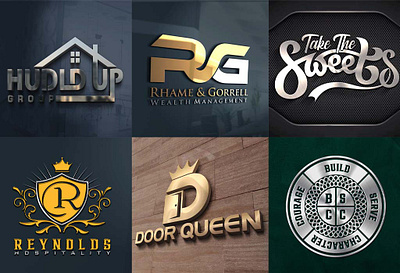 Luxurious 3D Logo Design Services 3d 3d logo 3d logo design branding design graphic design logo logo designer typography