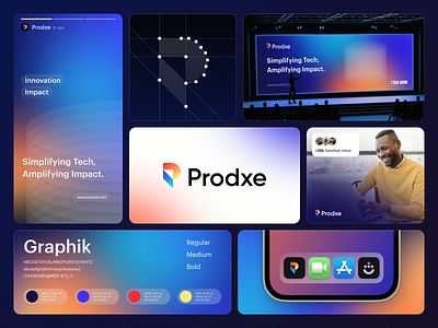 Prodxe Branding 3d ai logo ai saas tech logo design ai trendy logo animation brand identity branding motion graphics p latter logo p logo and branding p logo design p tech company logo p trendy logo prodxe branding kit saas ai branding saas brand kit saas branding saas logo saas p logo ui