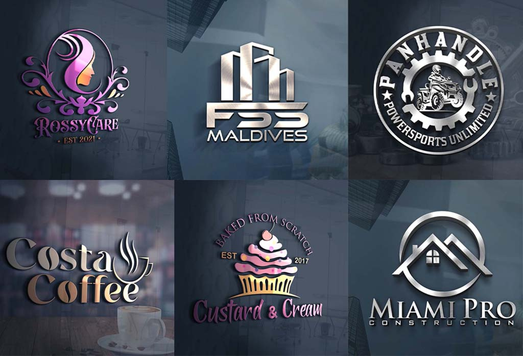 Example of I Will Convert Your Logo Into 3D Style