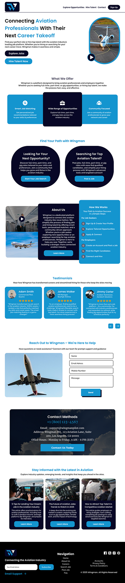 Wingman pro - Redesign redesign ui ux web design