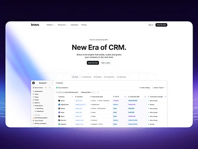 AI-Powered CRM Landing Page Concept ai artificialintelligence businesssolutions cleanlayout crm datavisualization designinspiration digitalexperience landingpage minimalistdesign responsivedesign startupdesign techdesign ui userexperience userinterface ux webapp webdesign