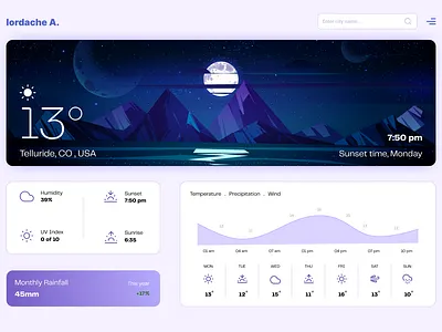 Innovative Weather App Concept app app design concept app weather creative design design graphic design illustration ui ux weather app