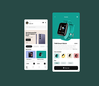 Gadgets Mobile App Design appdesign design ecommerceapp ecommercedesign hirefreelancer hireme mobile app productdesign productdesigner techbro ui uiux