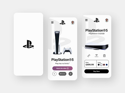 #8 Concept Shot - PlayStation | Mobile App app concept design design ecommerce entertainment figma mobile mobile app mobile design playstation ui ui design ux