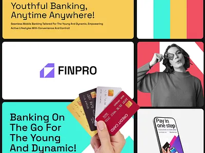 FINPRO Fintech Branding app app design brand design brand guidelines brand identity brandidentity branding business financial app fintech fintech branding graphic design logo logo design motion tech techwitpro ui ux visual identity