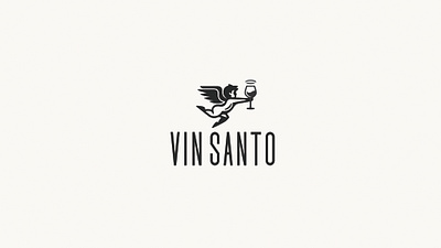 Best logos of 2024 / Vin Santo branding graphic design logo