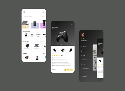 Gadget Ecommerce Mobile App appdesign hirefreelancer hireme hireproductdesigner mobileapp nigeriandesigner productdesign productdesigner uiux