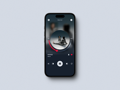 Music Player | Daily UI app application dailyui design mobile mobile app music music player player ui ux