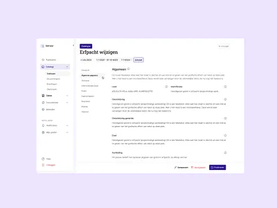 Government SaaS product ui