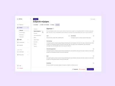 Government SaaS product ui