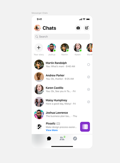 Chat App Figma