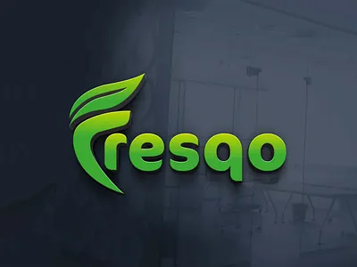Fresqo Organic Company Logo Design 3d 3d logo 3d logo design brand identity design branding design elegant logo elegant logo design graphic design illustration logo logo creator logo design logo designer logo maker minimalistic logo design monogram logo typography vector wordmark logo design