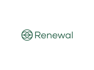 Renewal Logo brand identity branding design graphic design logo logo design logotype spa wellness