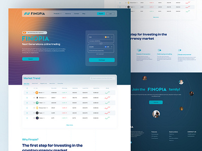 Cutting-Edge Exchange Landing Page dashboard exchange exchange design exchange landing page hero section landing landing page landing page design landing ui landing ui design minimal minimal design product design saas trade ui website