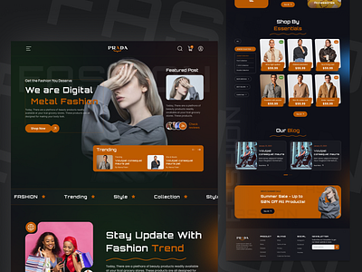 Ecommerce Website : Fashion ecommerce website fashion design fashion marketplace fashion store minimalist design online shopping product showcase responsive design shopping experience uiux design