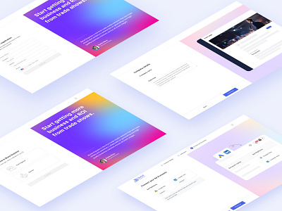 Sign up & Onboarding screens | Web app design figma illustration onboarding onboarding screens sign up sign up screens ui ux uxui uxui design web app web app design web platform web platform design