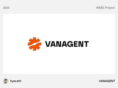 VANAGENT | Unlock the Power of Swarm Intelligence | Brand Logo 3d animation bitcoin blockchain brand branding btc crypto design graphic design icon logo minimal minimalist motion graphics ui vana web3