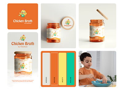 Chicken Broth Spice - Brand Guidline brand design branding food graphic design guidlines healthy kids logo marketing nutrition packaging rebrand