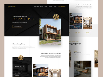 Website Design for Luxury Home Builders architecture construction creative design exterior home builders home construction inovative inspiration interior design landing page luxury modern real estate ui ux ui website