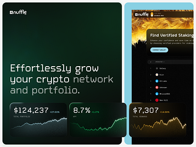 Chart Component UI chart clean component dark mode design gradient interactive ui ui design web design web3