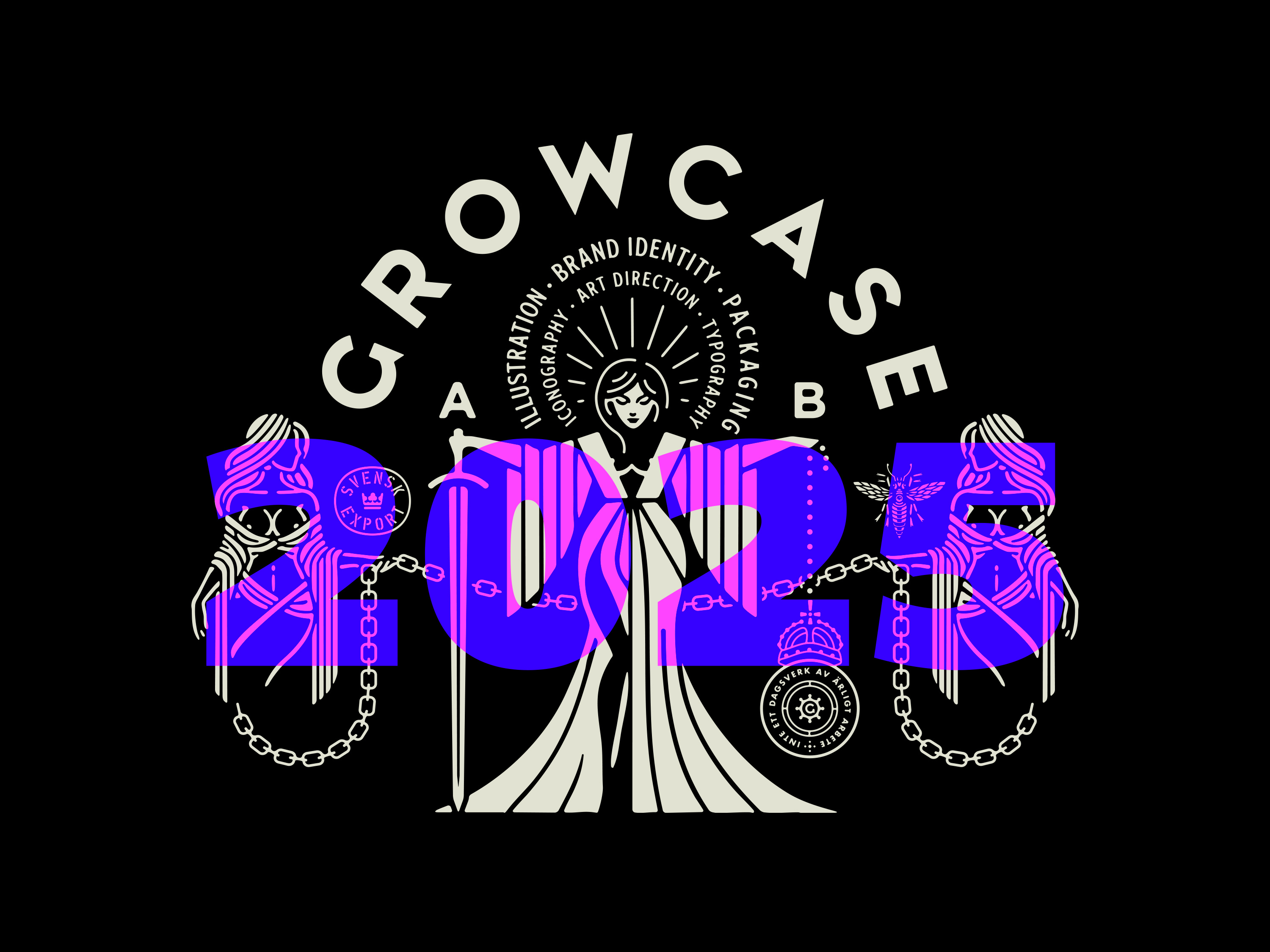 Growcase 2025 Studio Brand Update brand identity branding graphic design growcase illustration logo logo design logotype